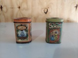 4 Metal boxes for spices