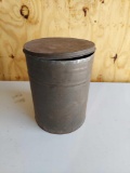 11.5 inch Tall metal can