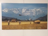 Canvas Low Pass For The Home Folks by William S. Phillips