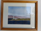 Frame Lighthouse Easern Scotland By J. DeLotto