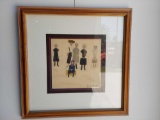Frame Amish Family by Richard Howard