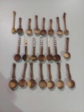 20 Carved Wooden Spoons