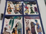 8 panel story quilt