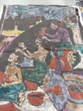 4 Pieces of African Batik Fabric
