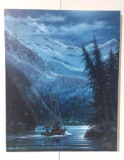 Canvas Winter Cove By Herb Bonnet