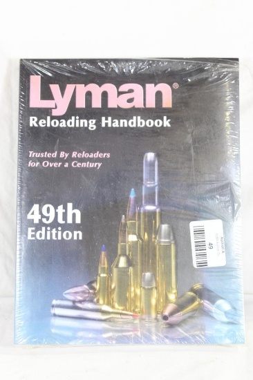 Lyman 49th Edition Reloading Handbook. New in original wrapper.