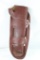 One Hunter plain brown leather 2 band right handed holster for 5