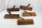 Five old wood block planes. All appear to be in good working order. Used.