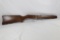 One newer wood M1 carbine stock. Used in good condition.