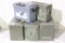 Five US military used ammo cans. Three 50 cal and one 30 cal used and on plastic Bunker hill 30,