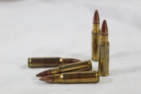 6.8 Remington ammo. 1 box, 20 rounds.