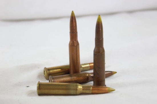 7.65x54R ammo. Baggy with 35+/- rounds of what looks like 7.65x54R ammo, some in original military
