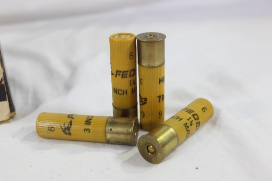Three boxes, 63 rounds, of 20 gauge shotgun ammo