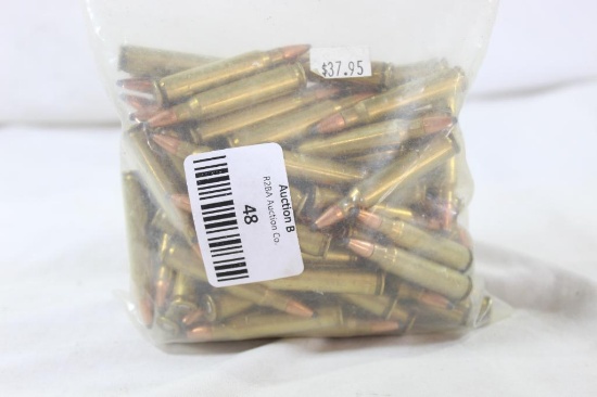 .223 ammo. Baggy with (probably) 100 rounds of .223 ammo