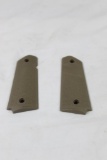 One MagPul green plastic 1911 grip panels. New in box.
