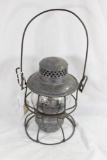 One Armspear railroad switchman's kerosene style lamp. Used in good condition. 1925