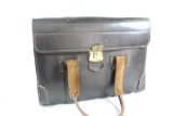 Large leather case. For spotting scope, ammo or other equipment. Well made. Looks nearly new.