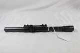 Coltmaster Junior 4x scope for .22LR. Has base for grooved .22 rifle.
