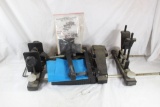 Hyskore Parallax Rifle Sighting System and cleaning vice. Used. Has instructions. Also San Angelo