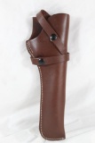 One Dk brown leather Guide-Gear right handed holster for 6 -6 3/4