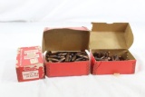 Three boxes of Hornady 6.5mm 140 gr Spire point. New, count approx 300.