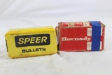 Two boxes of bullets. One Speer 38 cal 146 gr JHP and one Hornady 9mm 90 gr JHP. count 200.