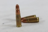 7.62 pistol ammo. 1 box of what appears to be 7.62 pistol ammo with a short, bottle neck case. Maybe