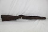 One used M1 garand wood rifle stock.