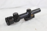 Two Dovetail scope bases, new and one TC Electro Dot 4 x 20 red dot rifle scope. Like new.