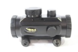 One BSA Four **** 30mm compact red dot scope. New in box.