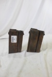 Two M1A/M14 20 round magazine. Used in good condition. Some rust.