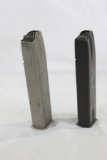 Two Browning Hi Power 9mm magazines. Used.