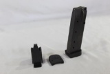One Browning Hi-Power 17 round 9mm magazine with metal manual reloader. New in package.