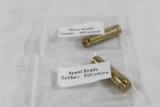 Two Spent shell 30 Carbine laser sight cartridge. New in packages.