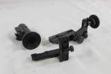 Two target peep sights and one elevation peep sight.. Used in good condition.