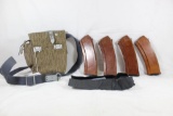 Bake Lite AK-74 Magazines Russian 4 of them. Ammo pouch and roll-up action tool. Like new.