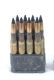 .30-06 ammo. 32 rounds of military ammo in 4 M1 Garand clips.