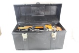 Large black Tuff-Box tool box, full of Black powder molds all like new and lead ingots.