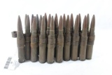.50 BMG ammo, 22 rounds in link belt