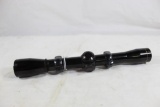 One Leupold M8-4x single power rifle scope with leupold rings. Used in good condition.