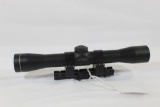 One single power Leupold pistol scope with rail and rings. Used in very good condition.