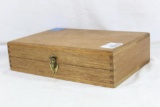Small wooden hinged box, 12