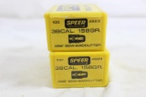 Two Speer boxes of 38 cal 158 gr LSWC. Approx count 200.