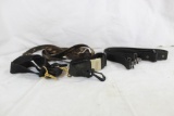 Three nylon rifle slings. In good condition.