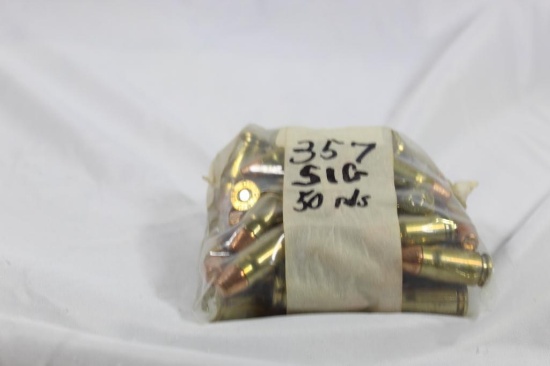 One bag of Star 357 Sig FMJFN. Count. 50.