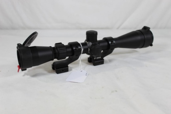 One Leupold Mark AR Duplex 3x9-40 rifle scope