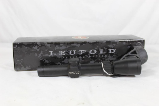 One Leupold Mark AR Duplex 1.5-4x20 rifle scope