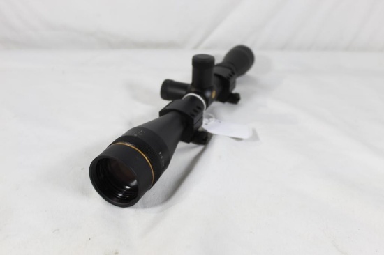 One Leupold VX II 6-18 x 40 A.O. Target rifle scope with shadow tube, rail mount rings and Leupold
