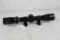 One Nikko Stirling Diamond 3-12 x 42 Rifle scope, dot posts crosshairs and rail mount rings. Like
