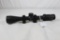 One Burris E1 3-9 x 40 rifle scope BDC small crosshairs and rail mount rings. Like new.
